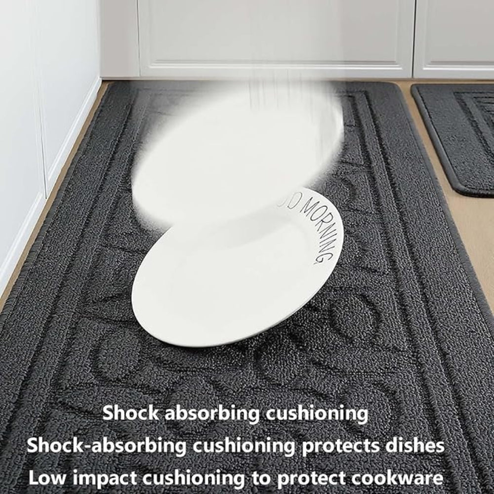 Cushioned Kitchen Floor Mat Ergonomic Anti-Fatigue Non-Slip