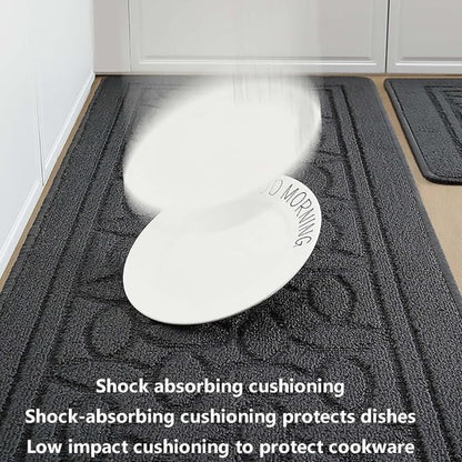 Cushioned Kitchen Floor Mat Ergonomic Anti-Fatigue Non-Slip