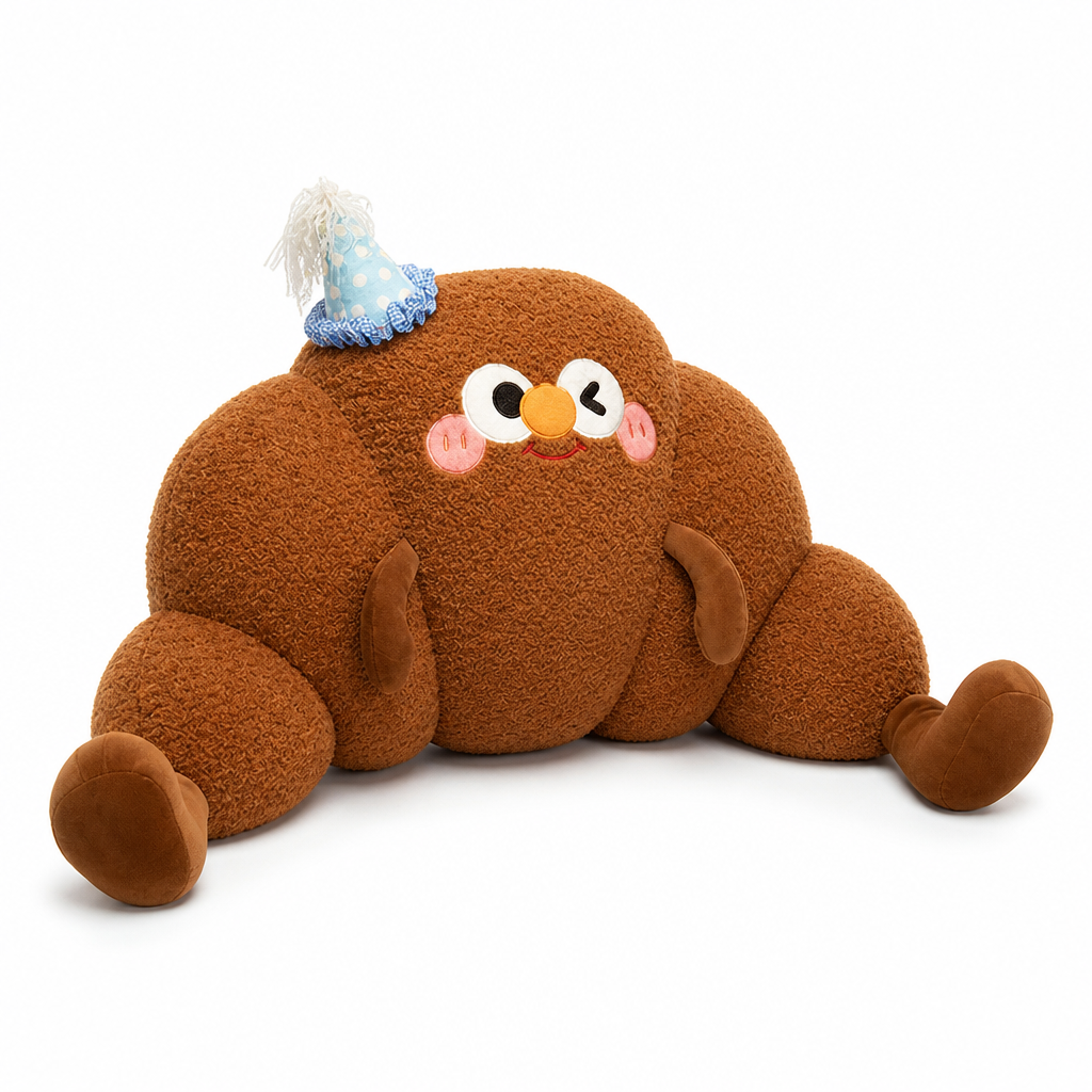 Cute Face Character Plush-Cover Pillow