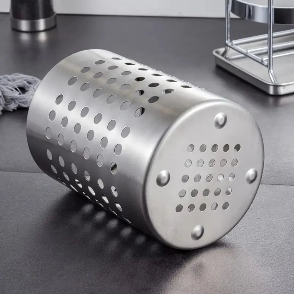 Cutlery Organizer Stainless Steel Drain Tray
