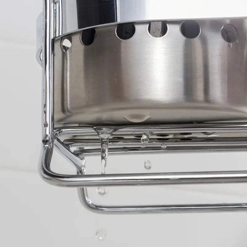 Cutlery Organizer Stainless Steel Drain Tray