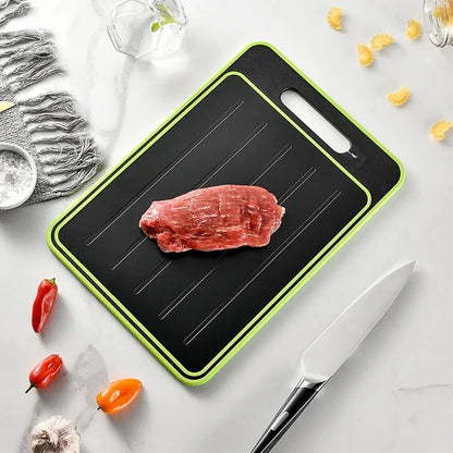 Cutting Board & Defrosting Tray Aluminium Non-Slip 4-In-1 Design