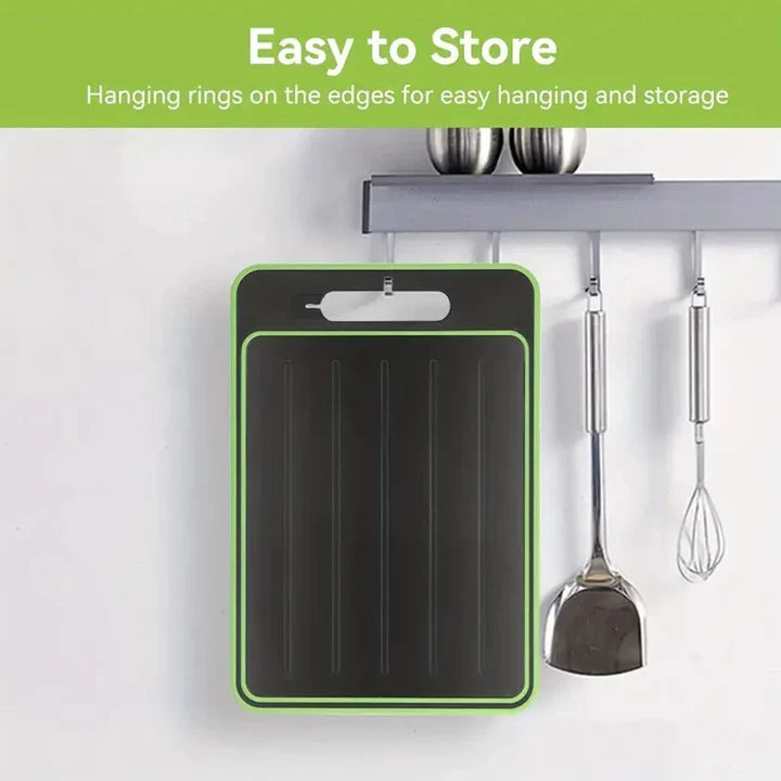 Cutting Board & Defrosting Tray Aluminium Non-Slip 4-In-1 Design