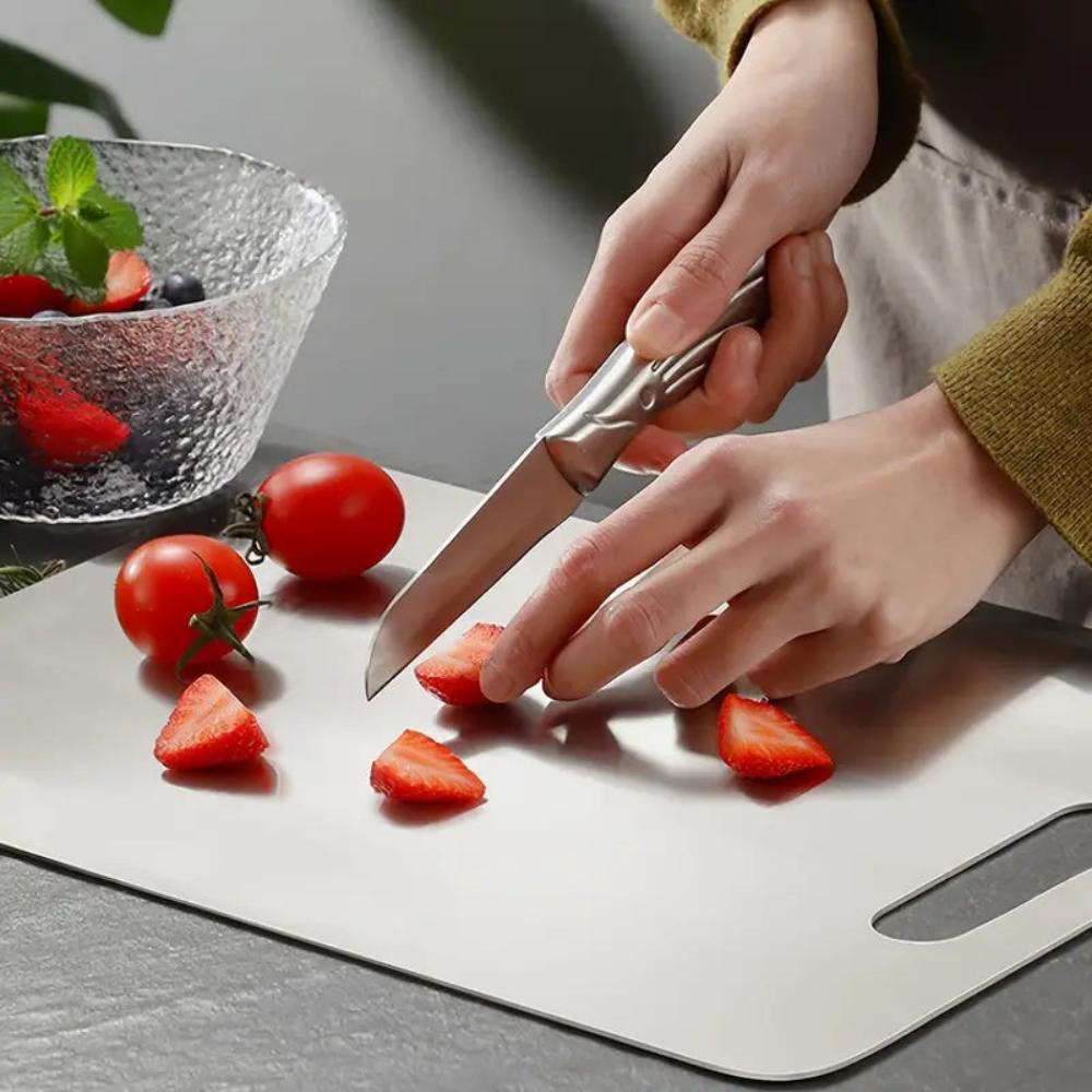 Cutting Board Stainless Steel Antibacterial & Stain-Resistant