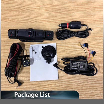 Dash Cam 4-Channel Wi-Fi Night Vision