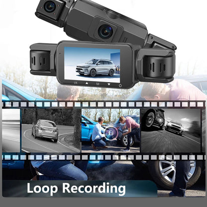Dash Cam 4-Channel Wi-Fi Night Vision
