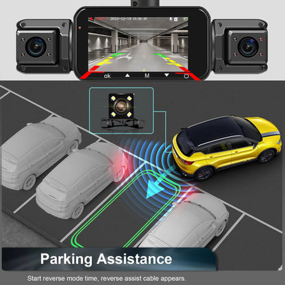 Dash Cam 4-Channel Wi-Fi Night Vision
