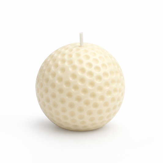 Decorative Geometric Golf Ball Scented Candle