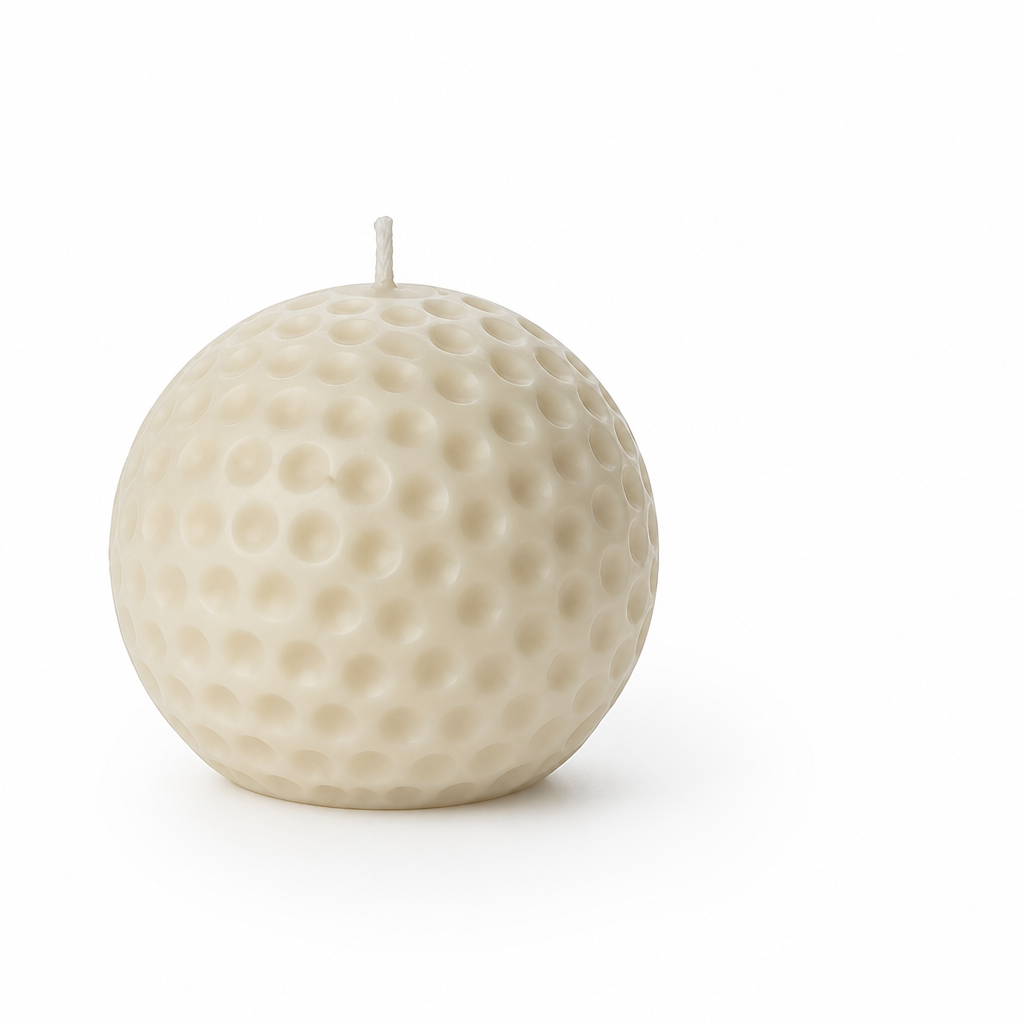Decorative Geometric Golf Ball Scented Candle
