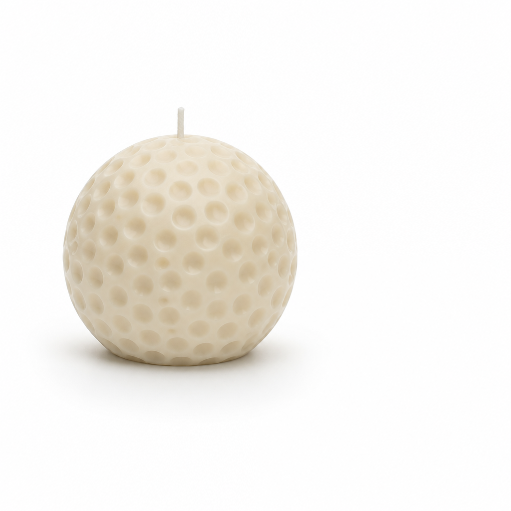 Decorative Geometric Golf Ball Scented Candle