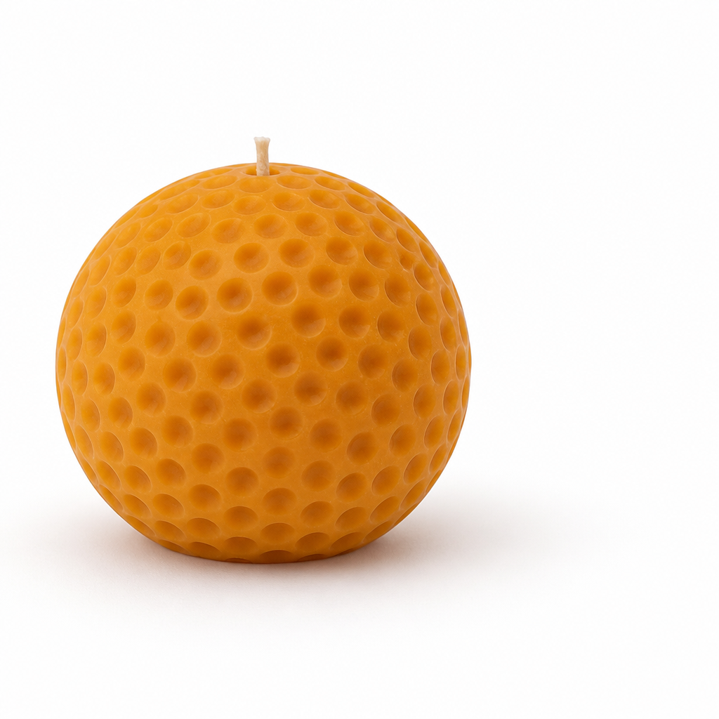 Decorative Geometric Golf Ball Scented Candle