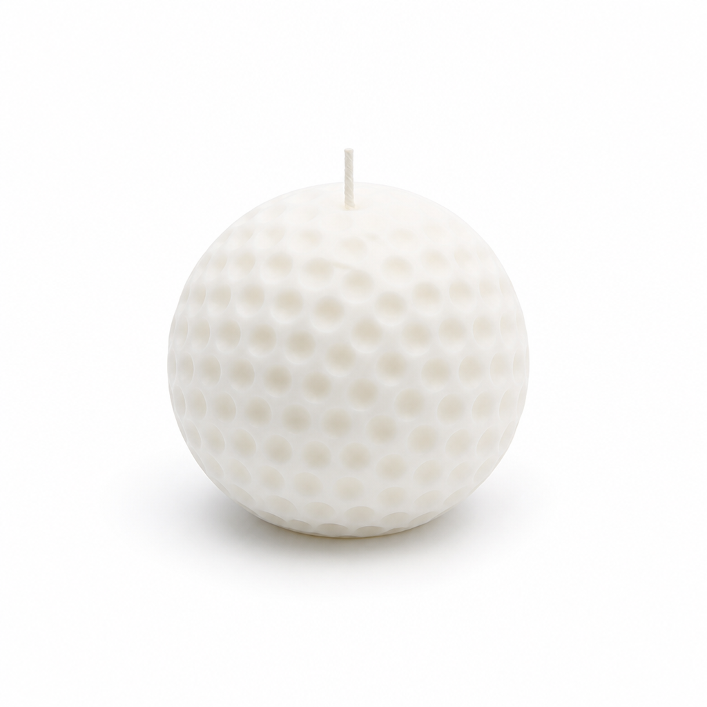 Decorative Geometric Golf Ball Scented Candle