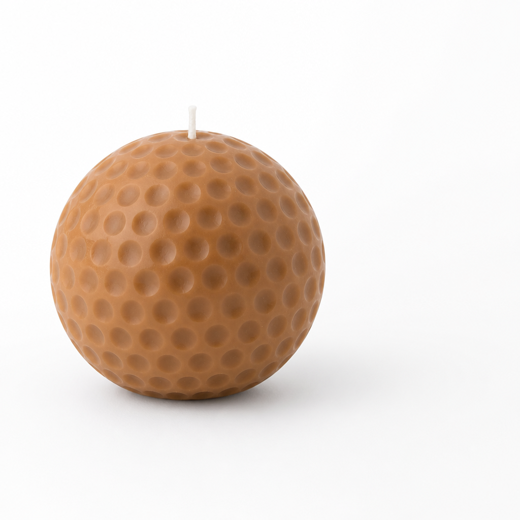 Decorative Geometric Golf Ball Scented Candle