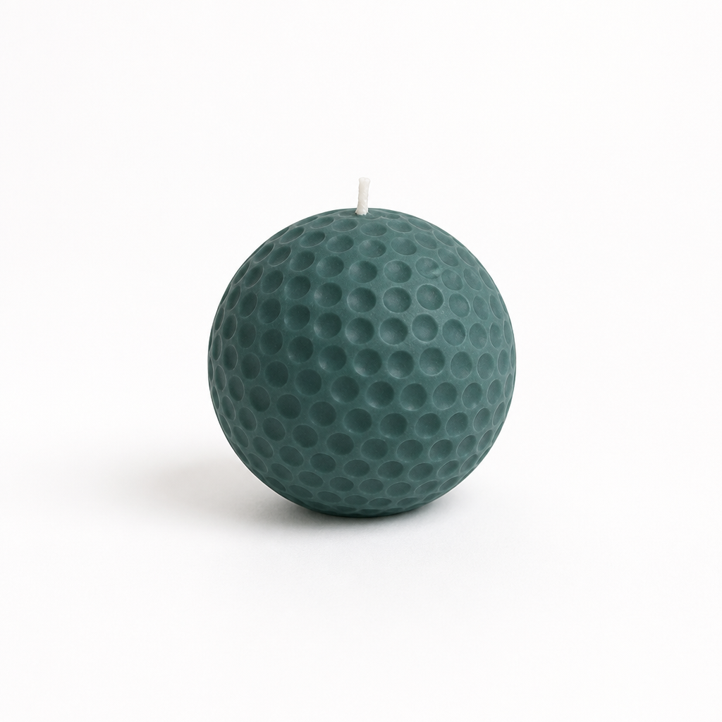 Decorative Geometric Golf Ball Scented Candle