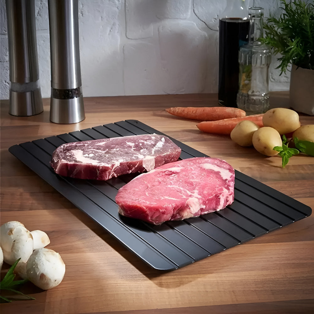 Defrosting Tray Rapid Natural Thawing Aluminum Non-Stick & Dishwasher-Safe