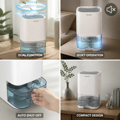 Dehumidifier & Air Purifier Quiet 45 dB Auto Shut-Off