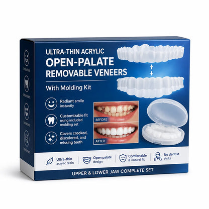 Dental Veneers Upper & Lower Open Palate Molding Kit
