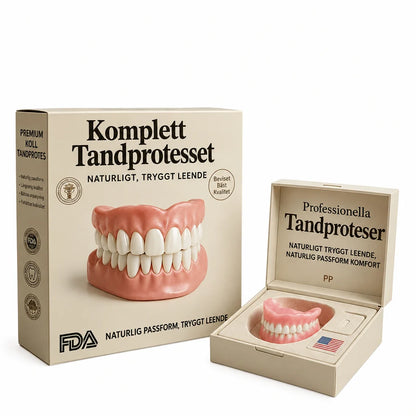 Denture Kit Moldable Boil-And-Bite Upper & Lower Set