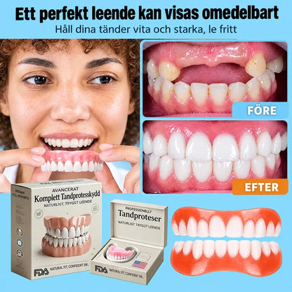 Denture Kit Moldable Boil-And-Bite Upper & Lower Set