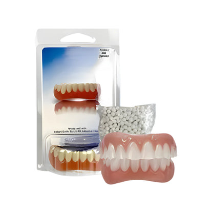 Denture Reline Kit Moldable Silicone Comfortable Fit For Full & Partial Dentures
