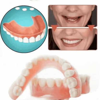 Denture Reline Kit Moldable Silicone Comfortable Fit For Full & Partial Dentures