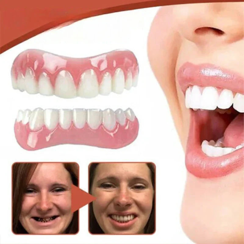 Denture Reline Kit Moldable Silicone Comfortable Fit For Full & Partial Dentures