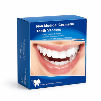 Denture Set Upper & Lower Natural-Looking 3-Piece
