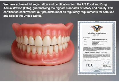 Dentures Upper & Lower Adaptive Gel Fit Set