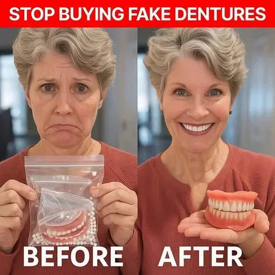 Dentures Upper & Lower Adaptive Gel Fit Set