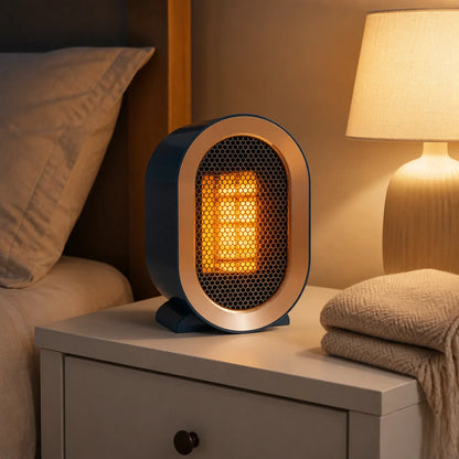 Desk Heater PTC Ceramic Tip-Over & Overheat Protection