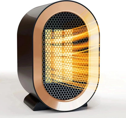 Desk Heater PTC Ceramic Tip-Over & Overheat Protection