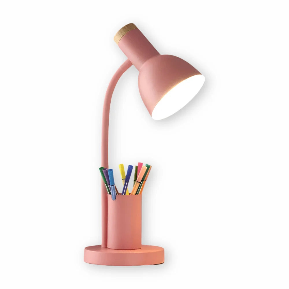 Desk Lamp Integrated Pen Holder Three Color Temperatures