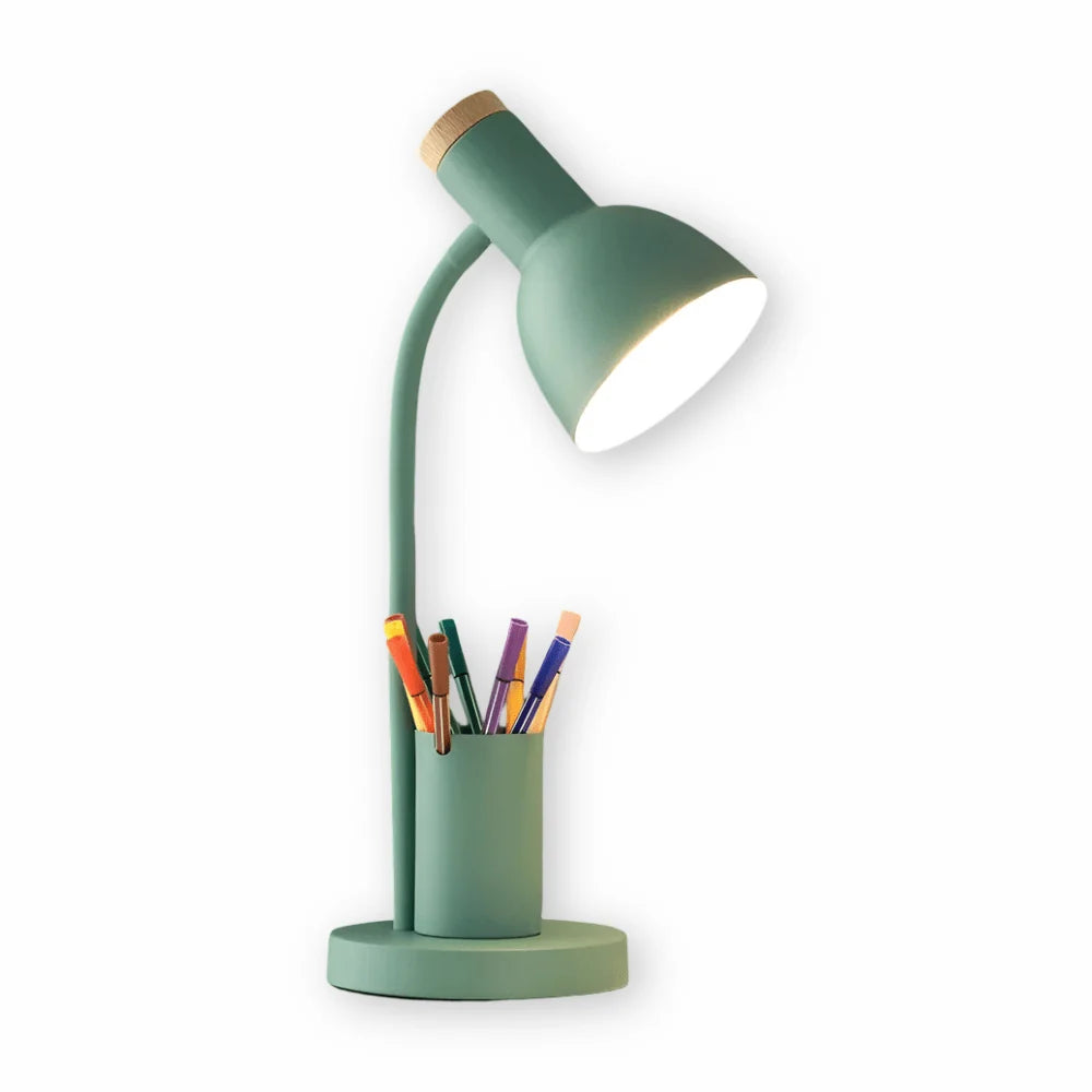 Desk Lamp Integrated Pen Holder Three Color Temperatures