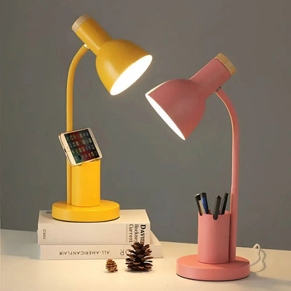 Desk Lamp Integrated Pen Holder Three Color Temperatures