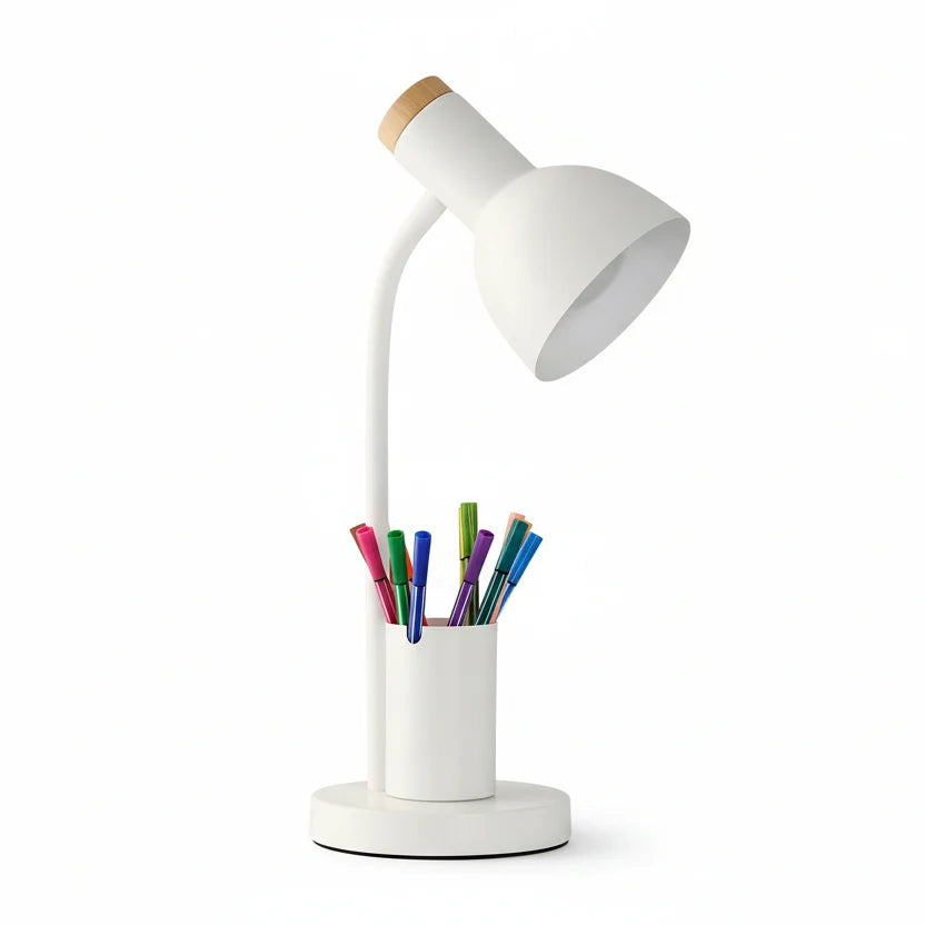 Desk Lamp Integrated Pen Holder Three Color Temperatures
