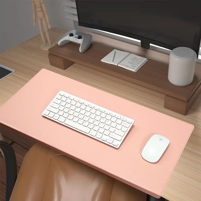 Desk Mat PU Leather Integrated Wrist Rest Surface Protection