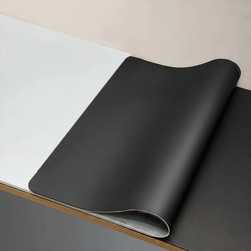 Desk Mat PU Leather Non-Slip Water-Repellent Surface