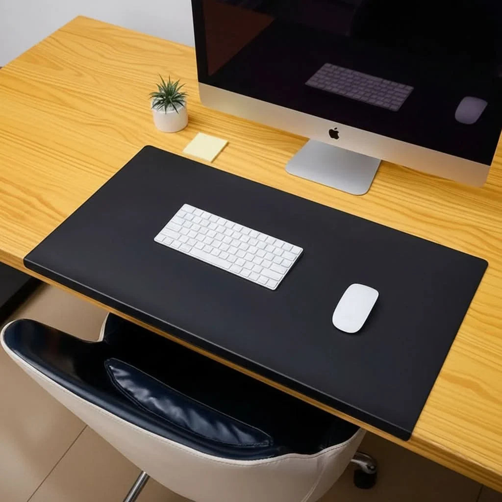 Desk Mat PU Leather Water-Resistant Non-Slip Bottom