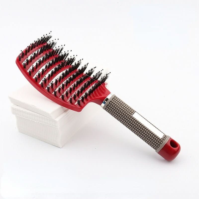 Detangling Brush Flexible Bristles Pain-Free Wet & Dry Use