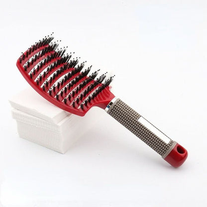 Detangling Brush Flexible Bristles Pain-Free Wet & Dry Use