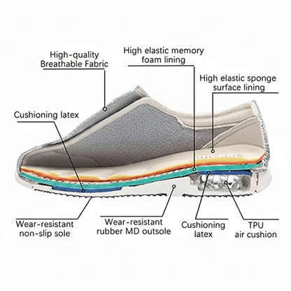 Diabetic Shoes Extra-Wide Fit Memory Foam Insole Wide Toe Box