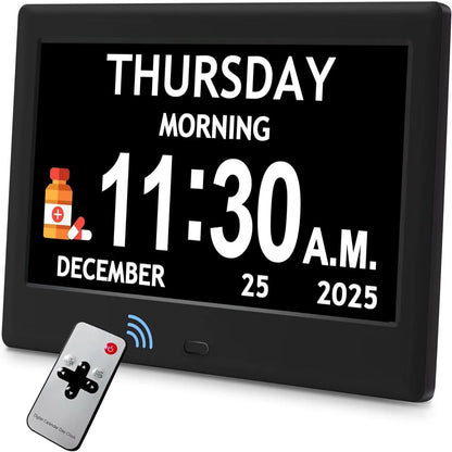 Digital Alarm Clock Large Display With 8 Activity Reminders