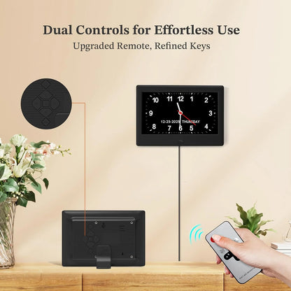 Digital Alarm Clock Large Display With 8 Activity Reminders