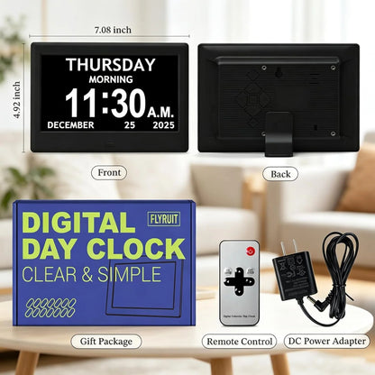 Digital Alarm Clock Large Display With 8 Activity Reminders