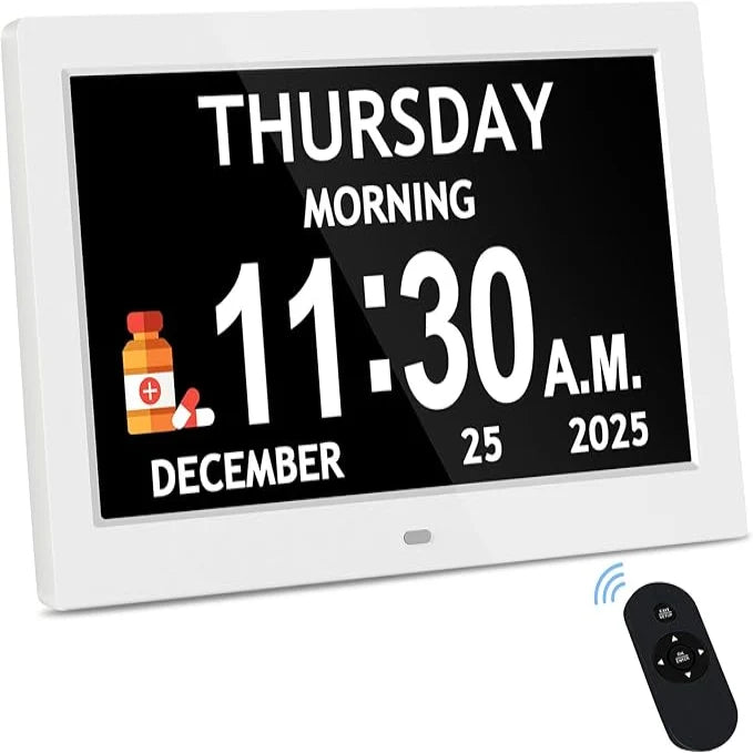 Digital Alarm Clock Large Display With 8 Activity Reminders