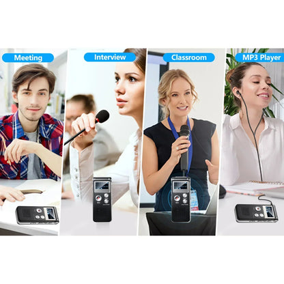Digital Voice Recorder Voice-Activated WAV Built-In Storage