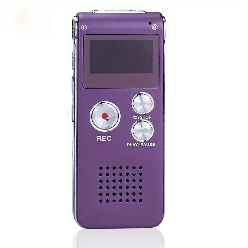 Digital Voice Recorder Voice-Activated WAV Built-In Storage