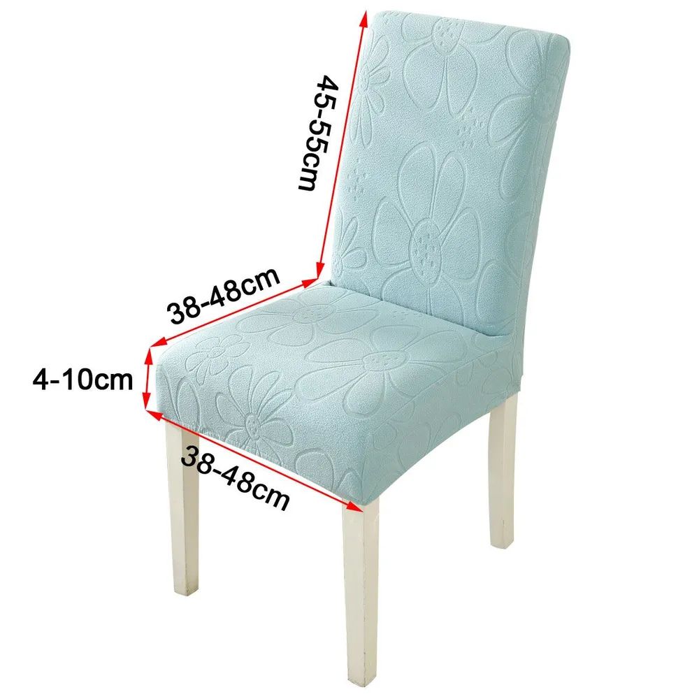 Dining Chair Cover Stretch-Fit Microfiber Stain-Resistant & Machine Washable
