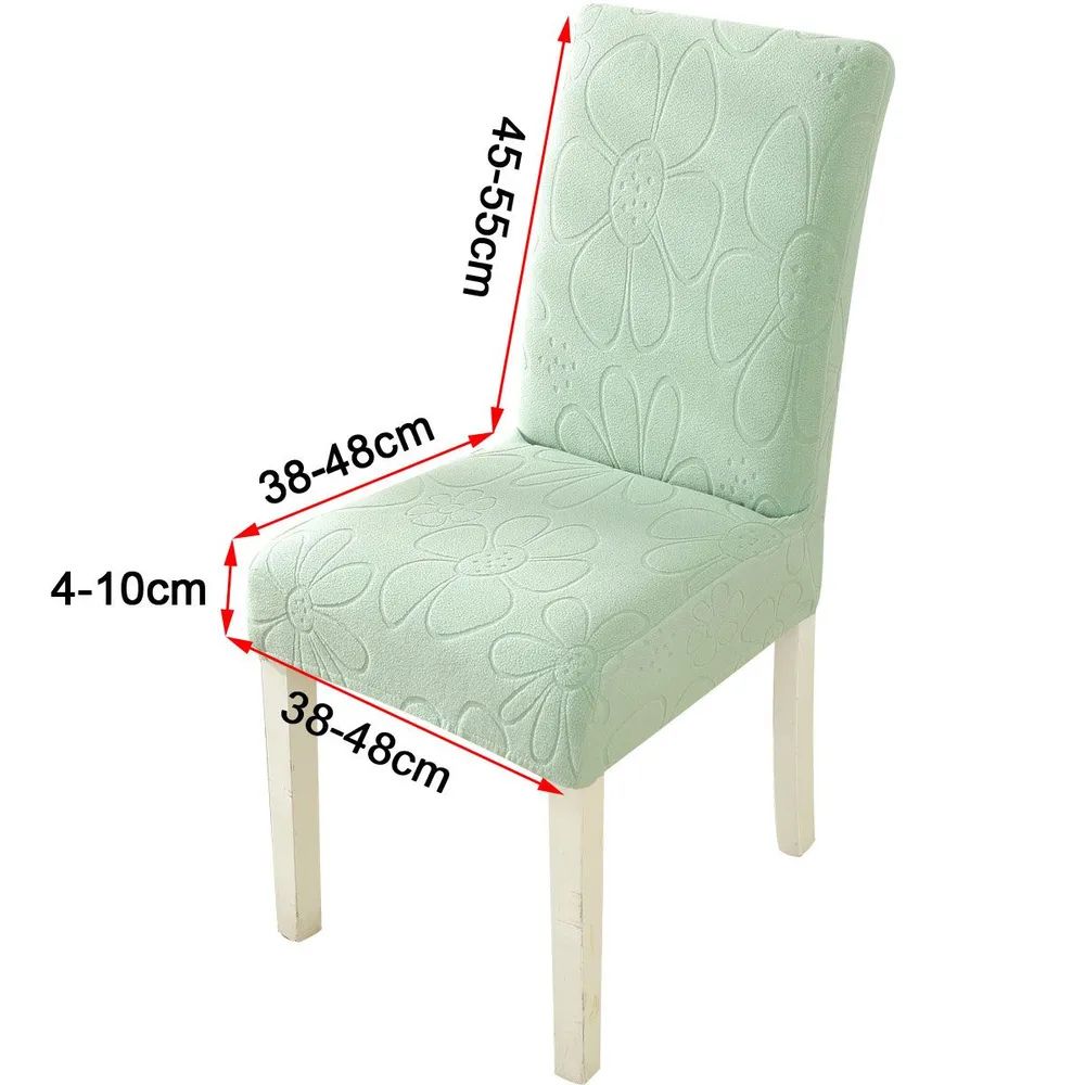 Dining Chair Cover Stretch-Fit Microfiber Stain-Resistant & Machine Washable