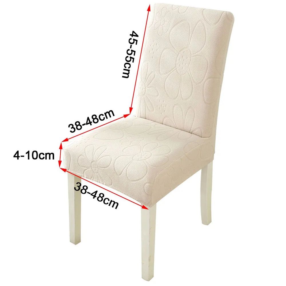 Dining Chair Cover Stretch-Fit Microfiber Stain-Resistant & Machine Washable